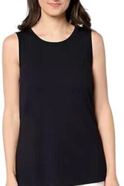 Brandis Dress Out Loud Smooth Criminal Tank Top Womens XXS Black Layering Casual